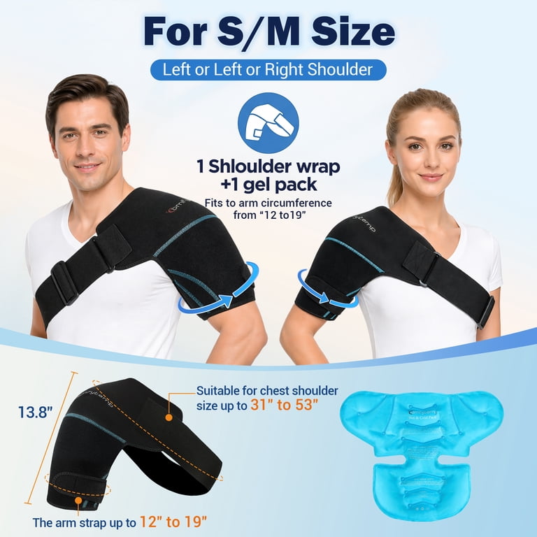 Comfytemp Shoulder Ice Pack with Compression Wrap photo 5