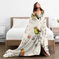 thumbnail image 5 of Kll Fleece Blanket Plush Throw Blanket Little Birds,Soft Fuzzy Cozy Flannel Blanket For Couch Sofa Bed.(40"X30"), 5 of 9