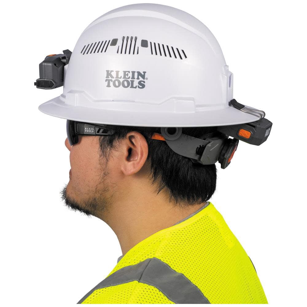 Klein Tools Karbn Hard Hat, Gray And Silver And Turbo Fan Set