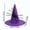 Purple, variant on Halloween Decorations! Orange Witch Hat with 3D Spider Ornament, Soft Wizard Costume Hat for Adults & Teens, Foldable Lightweight Headwear Accessory for Halloween Cosplay Party Holiday Outfit Decor