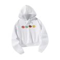 thumbnail image 1 of Sudadera con Capucha Informal para Mujer, Sudadera con Capucha, Sudadera de Manga Larga, Disfraz, Top Corto, Ropa para Mujer para Caminar Por La Calle SG, 1 of 10