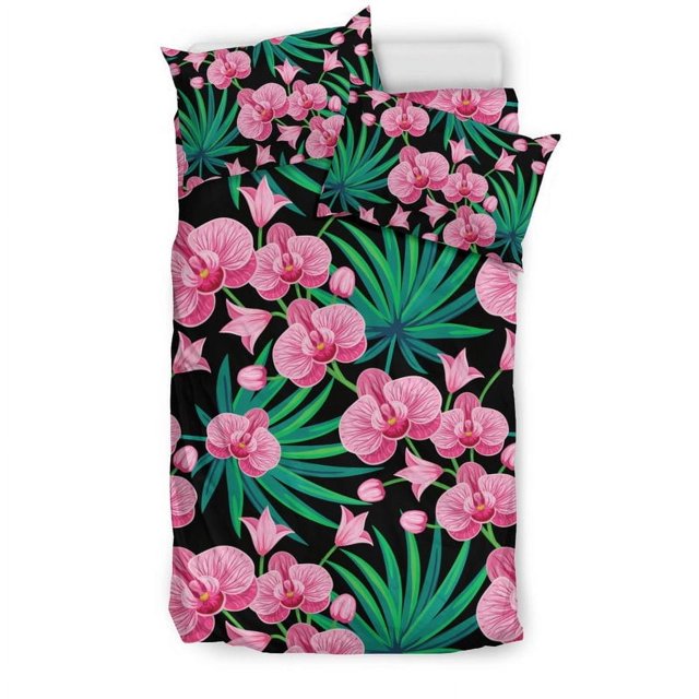 Juego de cama Orchid Pink Print Design Or06