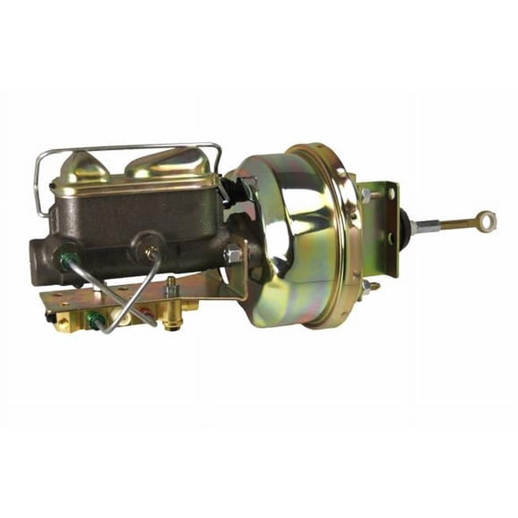 Leed Brakes LEE5H473 7 in. Zinc Brake Booster with 1 in. Bore Master Cylinder for 1964-1966 Ford Mustang - Zinc Plated