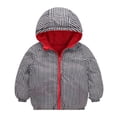 thumbnail image 3 of Hicidod Toddler Winter Jackets Long Sleeve Hooded with Pocket Cotton Coats Zipper Two Sided Wear Thick Warm snow Outwear, 3 of 5