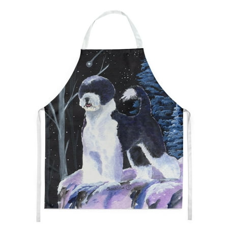 

Carolines Treasures SS8399APRON Starry Night Portuguese Water Dog Apron Large multicolor