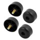 thumbnail image 1 of 4Pcs 55mm x 30mm M8 Hilo Negro Redondo Base Plástica Pie Nivelador Mueble Deslizamiento Sofá, 1 of 4