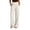 White, variant on Wensltd Women Sweat Pants Casual Solid Color Wide Leg Lounge Pants