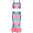 thumbnail image 1 of Traje de Baño Ocean Pacific Talla 8 Set Cola de Sirena Degradado Multicolor, 1 of 3