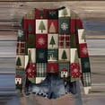 thumbnail image 4 of WTOBBY Women's Fashion Christmas Print Long Sleeve Loose Round Neck Sweatshirt Top for Fall, Holiday Pattern Comfortable Pullover, Casual Wear for Women with Festive Design,Watermelon Red L, 4 of 4