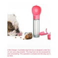 thumbnail image 2 of Shengshi Dog Travel Water Bottle for Walking - 500ml Portable Pet Water Dispenser with Food Container and Dog Waste Bag Poop Shovel Multifunctional Detachable Design, 2 of 14
