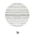 thumbnail image 2 of VUNATE 5'x5' Round Rugs for Living Room Washable Rugs Boho Moroccan Area Rug Soft Neutral Geometric Bohemian Carpet Distressed Indoor Rug for Bedroom Dining Room Office Foldable Nonslip Rug Black, 2 of 7
