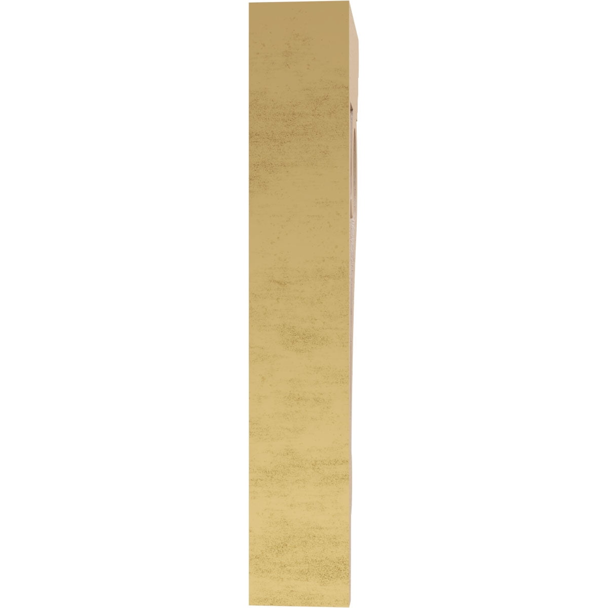 4"W x 8"D x 24"H Thin Mayflower Rough Cedar Woodgrain TimberThane Corbel, Primed Tan
