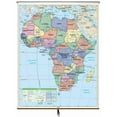 thumbnail image 1 of Univarsal 911300932001-54x69-BB1 54 x 69 in. Africa Essential Classroom Wall Map - BB1, 1 of 1