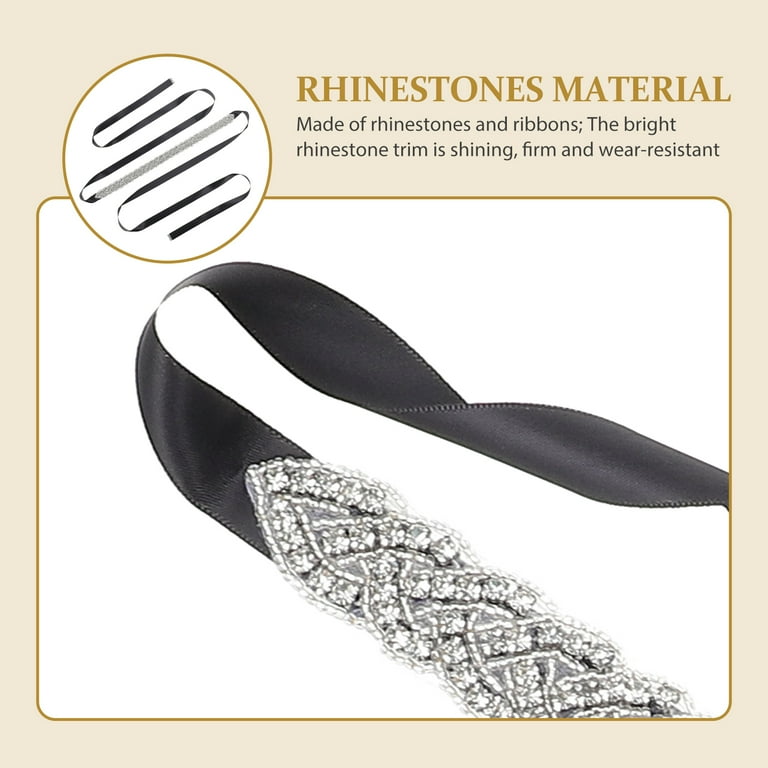 Homemaxs Belt Wedding Dress Rhinestone Bridal Sash Belts Crystal Bridesmaid Ribbon Gowns Bride Thin Sparkly Appliques Belt Sashes, Adult Unisex, Size: Homemaxs Belt Wedding Dress Rhinestone Bridal Sash Belts Crystal Bridesmaid Ribbon Gowns Bride Thin Sparkly Appliques Belt Sashes, Adult Unisex, Size: