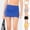 Black, variant on Womens High Waist Solid Mini Skirt Elastic Waist Design Stretchy Fabric Relaxed Silhouette for Casual Hangouts White M