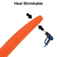 thumbnail image 3 of Uxcell 1 Count Braided Cable Sleeves, PET Heat Shrinkable Cord Protector Orange 7/8inch x 33ft, 3 of 7