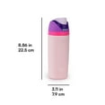 thumbnail image 3 of Liquidation! FreeSip Bouteille d'Eau Isolée en Acier Inoxydable 16 Oz avec Couvercle Bouteille d'Eau Isolée en Acier Inoxydable pour Sports et Voyages Verre de Champ Rêveur & Bouteille, Rouge, 3 of 8