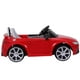 Topbuy TT RS Mini Tour sur Voiture 12V Jouet Électrique pour Enfants avec Télécommande MP3 Rouge – image 5 sur 8