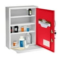 thumbnail image 3 of AdirMed - Armoire à Pharmacie - 4 Étagères - Acier Soudé - Rouge, 3 of 7