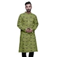 thumbnail image 3 of Atasi Kurta d'Été pour Homme Chemise Kurta Imprimée Longue Kurta Popeline de Coton Chemise Ethnique, 3 of 7