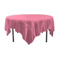 thumbnail image 1 of LA Linen TCOrgz72X72-FuchsiaO49 Nappe Carrée en Organza Transparent, Fuchsia - 72 x 72 Po., 1 of 1