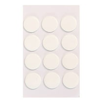 12 Pcs (0.39 Inch Diameter) 10mm Double Sided Adhesive Glue Round Dots Stickers Removable Clear Sticky Tack Putty Waterproof for Balloon, Crafts, Art Decoration
