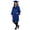 Blue, variant on CAIVO High School Graduation Gown and Cap With Tassel And Gown Graduation Dress Adults Male And Female Graduate Solid Color Gown Outfit Sets Clothes Sets