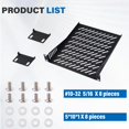 thumbnail image 5 of GeeekPi 10 inch 1U Rack Shelf, 10.23inch Depth, 1U Server Rack Shelf Vented Rack Mount Cantilever Tray for DeskPi Rackmate T2/T0 Plus/T1 Pl, 5 of 5