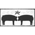 thumbnail image 2 of Shamp, Cindy 18x11 White Modern Wood Framed Museum Art Print Titled - Pigs, 2 of 4