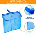 thumbnail image 4 of Pool Skimmer Net without Pole, Swimming Pool Leaf Skimmer Net with Reinforced Frame, Larger Capacity Pool Nets for Cleaning, Durable Deep Rake Net Easy Scoop Edge Debris Pickup Removal, 4 of 7