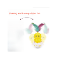 thumbnail image 3 of 1pc Yellow Cat Toy Self-Playing Ball & Feather Teaser Wand Toy For Small Animals, 3 of 5