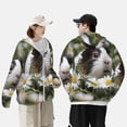 thumbnail image 4 of Fotbe Daisy Guinea Pig Chaqueta con Protección Solar UPF 50+ para Hombre y Mujer, Camisa con Capucha y Bolsillos-3X-Large, 4 of 7