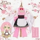 thumbnail image 3 of Demon Slayer Kochou Shinobu Kamado Nezuko Kanroji Mitsuri Kibutsuji Muzan Kimono Maid uniformes Cosplay disfraz Lolita falda Sexy, 3 of 4