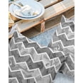 thumbnail image 2 of Outdoor Pillow Covers Throws Abstract Geometric Grey Stripe Zigzag Chevron,Waterproof Pillow Cases Pack of 2 Modern Marble Line,Durable Cushion Cover Pillowcase for Patio Balcony Couch Garden, 2 of 7