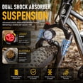 thumbnail image 6 of AMYET EB26 Electric Bike for Adults, Peak 1500W 48V 15Ah, 26" Fat Tire Ebike, E-Mountain Bicycle, UL2849, 6 of 13
