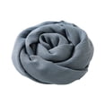 thumbnail image 5 of Womens Solid Color Cotton Linen Scarf Cozy Fall Winter Beach Striped Wrap Soft Lightweight Versatile Fashion Accessory, 5 of 6