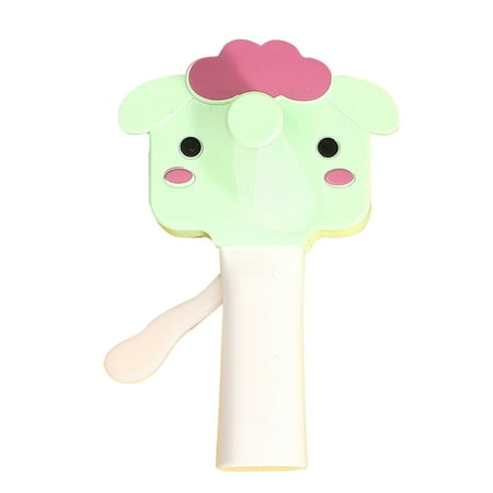 

YIMIAO Manual Portable Fan Cute Compact Cartoon Animal Design Handheld Fan Household Supplies
