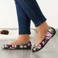 thumbnail image 2 of NOKIO Women'S Ballet Flats Comfortable Women'S Flats Women Casual Shoes Autumn And Winter Fashion Comfortable Lightweight Rose Color Pointed Toe Flat Women'S Flat Pumps, 2 of 7