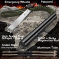 thumbnail image 3 of Ferro Rod Fire Starter Terdemor, 13 cm, kit de pedernal para exteriores, 3 of 8