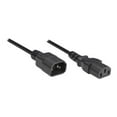 thumbnail image 2 of Power Cord/Cable, C14 Male to C13 Female (kettle lead), Monitor to CPU, 1.8m, 10A, Black, Lead, Lifetime Warranty, 2 of 2