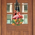 thumbnail image 2 of Briarwood Lane Flamingo Pair Wood Door Hanger, 2 of 3