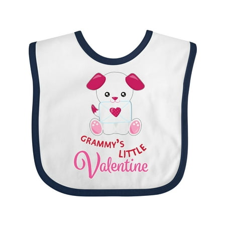 

Inktastic Grammy s Little Valentine Gift Baby Boy or Baby Girl Bib