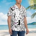thumbnail image 5 of Balery Men'S Summer Hawaiian Shirts Short-Sleeve Design Name Printed Casual Shirts - Size Name, 5 of 9