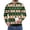 Army Green, variant on Men's St. Patrick's Day Shamrock Crew Neck Pullover Sweatshirt Casual Long Sleeve Top
