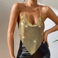 thumbnail image 5 of HXWCHs Women's Elegant Nightclub Party Performance Backless Sleeveless ofp S Gold, 5 of 7