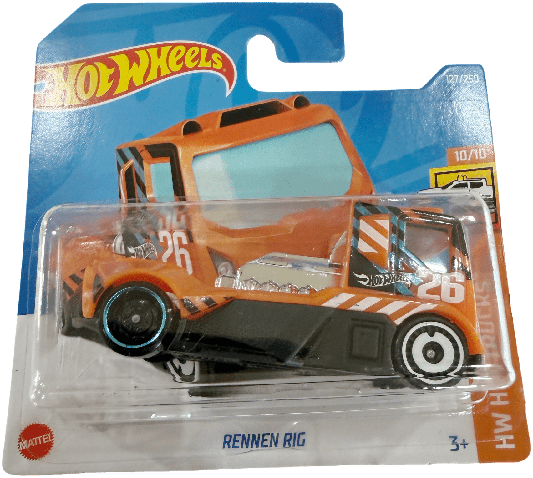 Hot Wheels 10-Pack Hot Trucks - Includes Tesla Cybertruck & '83 Chevy Silverado, 1:64 Scale Die-Cast Vehicles
