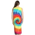 thumbnail image 3 of Just Love Short Sleeve Nightgown Sleep Dress for Women (Multi - Tie Dye Bright Swirl, Small), 3 of 3