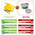 thumbnail image 2 of Platos para niños pequeños - Juego de utensilios para comer para niños pequeños con cuchara, tenedor y pajita extraíble - tema de construcción Utensilios para niños pequeños - Juego de alimentación de, 2 of 5