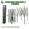 thumbnail image 2 of Carpa 2x2 Azul Sin pared Ideal Para Jardín Y Negocio Carpa Reforzada Impermeable, 2 of 10