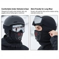thumbnail image 4 of Mascarilla facial con pasamontañas Winter Rider Warm, antineblina y resistente al viento, 4 of 8